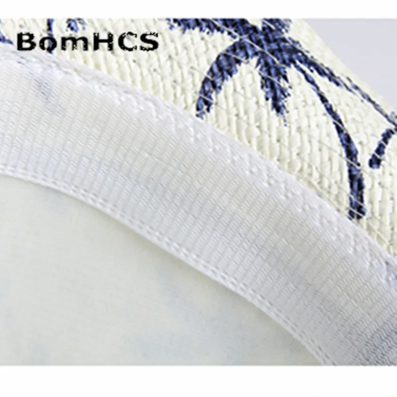 BomHCS Ispis Kokos palma u engleskom stilu Godišnje slamnati šešir Za dječake i djevojčice Turistička Putovanja Jazz šešir, Sunčane kape 17F-315MZ2