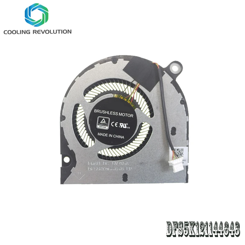 Ventilator za hlađenje procesora za laptop DFS5K121144648 DC5V 0.5 A za Acer TravelMate TM P2 TMP215-52 P214-52 P215 -52