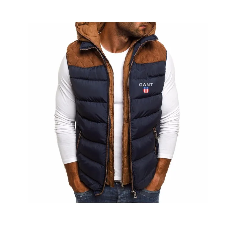 Muška jakna sa kapuljačom i pamučnom postavom s rol-bar casual, topla i gusta, novi stil za zimu 2021