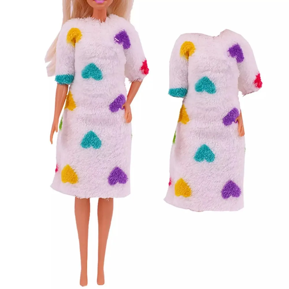 2022 Najnoviji плюшевое Haljina s Kratkim Rukavima za Barbie Casual Modna Odjeća prikladna Za 30 Cm Pribor Za Lutke DIY Darove (Besplatno Štikle) Slika 0 