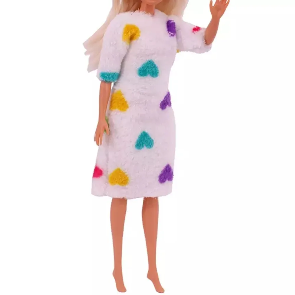 2022 Najnoviji плюшевое Haljina s Kratkim Rukavima za Barbie Casual Modna Odjeća prikladna Za 30 Cm Pribor Za Lutke DIY Darove (Besplatno Štikle) Slika 5 