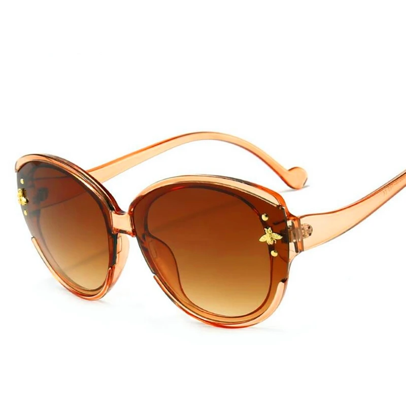 2020 Luksuzni sunčane naočale Cat eye Bee Za žene i muškarce Klasicni branded dizajniranju okvira Prevelike Sunčane naočale Ženske raskošne nijanse Oculos