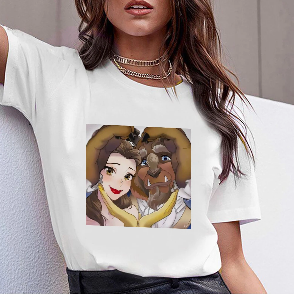 Aladdin Print Minimalistički Disney Ženska t-shirt Jasmin Princeza kratkih rukava Gurmanske Priče Majica Topla Odjeća rasprodaja