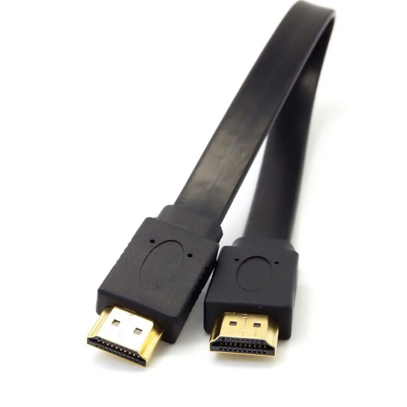 Visoku Kvalitetu Full HD Kratkom HDMI kompatibilan kabel, Podrška za 3D Nožica od čovjeka do čovjeka Flat Kabel Kabel za Audio-Video HDTV TV 30 cm 50 cm