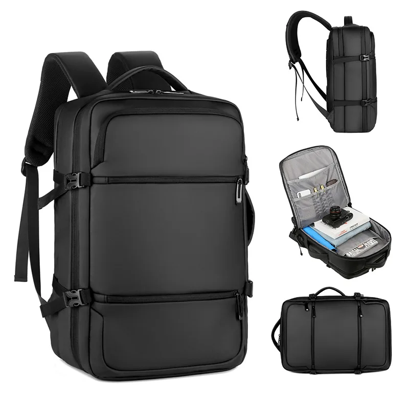 Muški Ruksak Vodootporan 15,6-inčni Posao-ruksak Za prijenosno računalo Školska putnu torbu s USB punjenja Ruksak Velikog Kapaciteta Cool Mochila