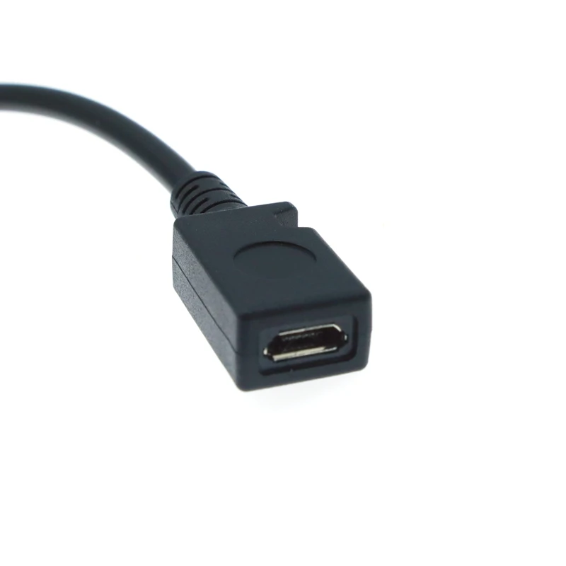 30 cm U Obliku 180 Stupnjeva USB C-Tip iz Muški na Micro USB Ženski Produžni Kabel za Mobilni Hard Disk za Mobilne telefone i tablete