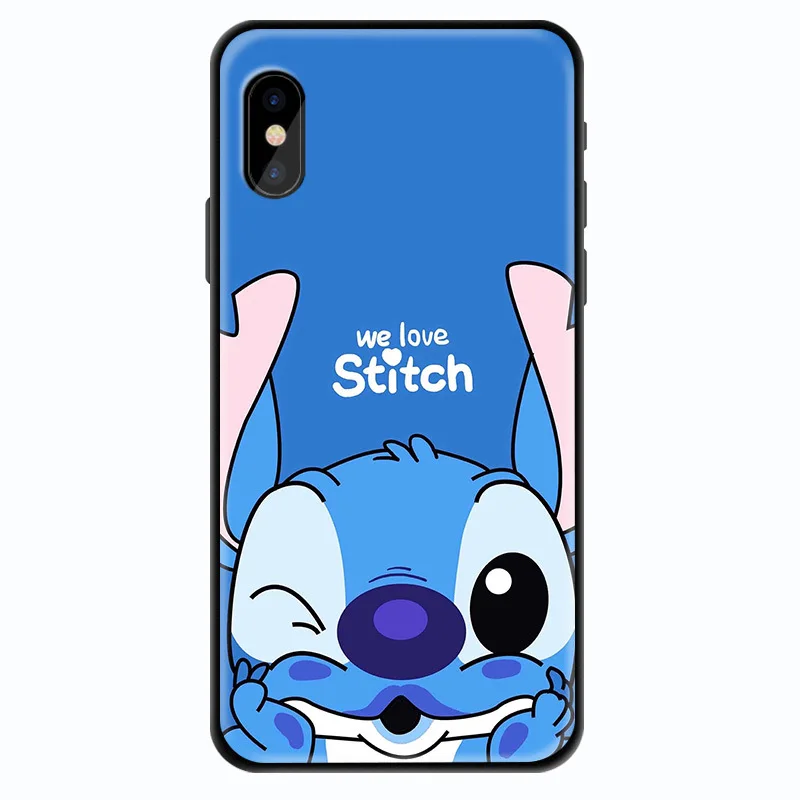 Torbica za telefon Disney Stitch za Apple iPhone 7 8 SE2 7 Plus 8 Plus XS Max 11 Pro 12 Pro Stražnji poklopac telefona od TPU s slatka crtani ljuske Pokloni