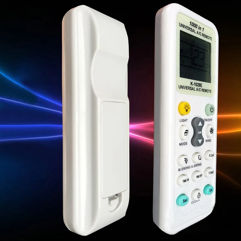 1PC Univerzalni K-1028E Niska Potrošnja energije K-1028E Klima-uređaj Daljinski Upravljač s LCD zaslonom A/C Muli Daljinski Upravljač 433 Hz Bijela Slika 5 