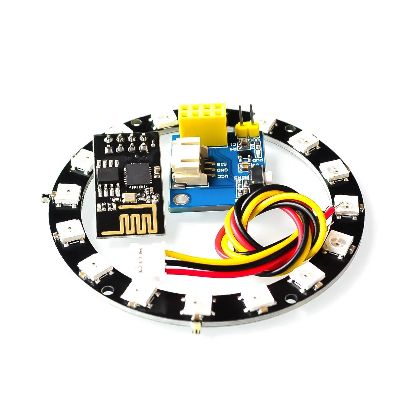 ESP8266 ESP01 ESP-01 RGB LED Kontroler Adpater WIFI Modul za Arduino IDE WS2812 WS2812B 5050 16 Bita Light Prsten Božićni DIY