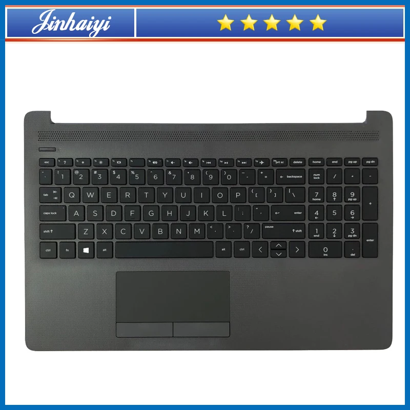 Tipkovnica za notebook HP 250 G7 255 G7 oslonac za dlanove touchpad crna siva