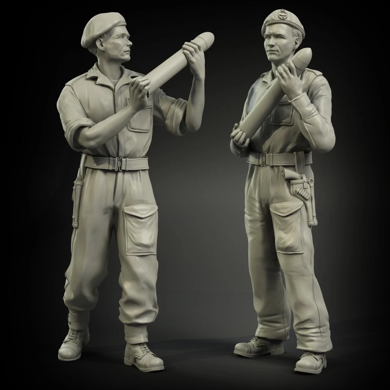 1/35 Figurica modela od smole GK, Vojna tema, komplet u dijelovima i неокрашенном obliku