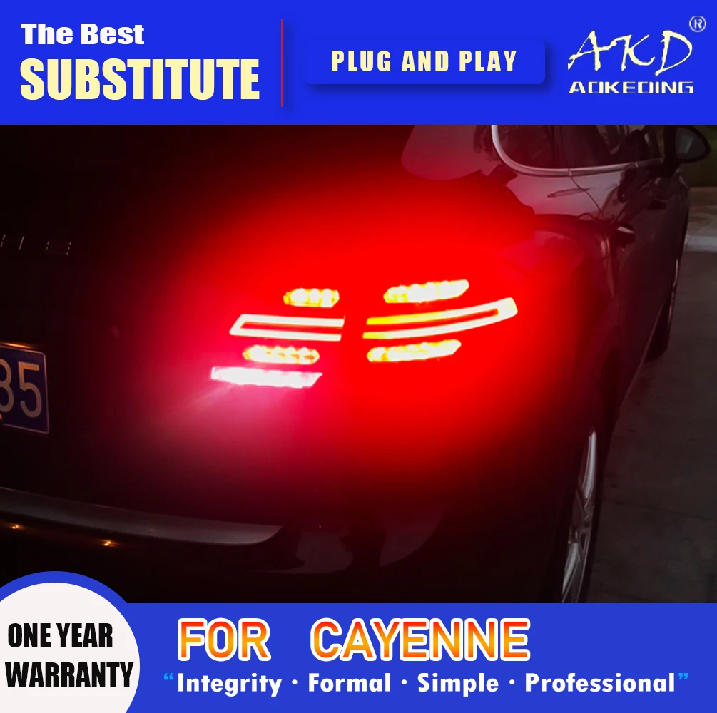 Stražnje Svjetlo Za automobil Porsche Cayenne 2011-Cayenne LED Stražnja Svjetla Za Maglu Dnevna Podvozje Svjetla DRL Tuning Automobila Pribor